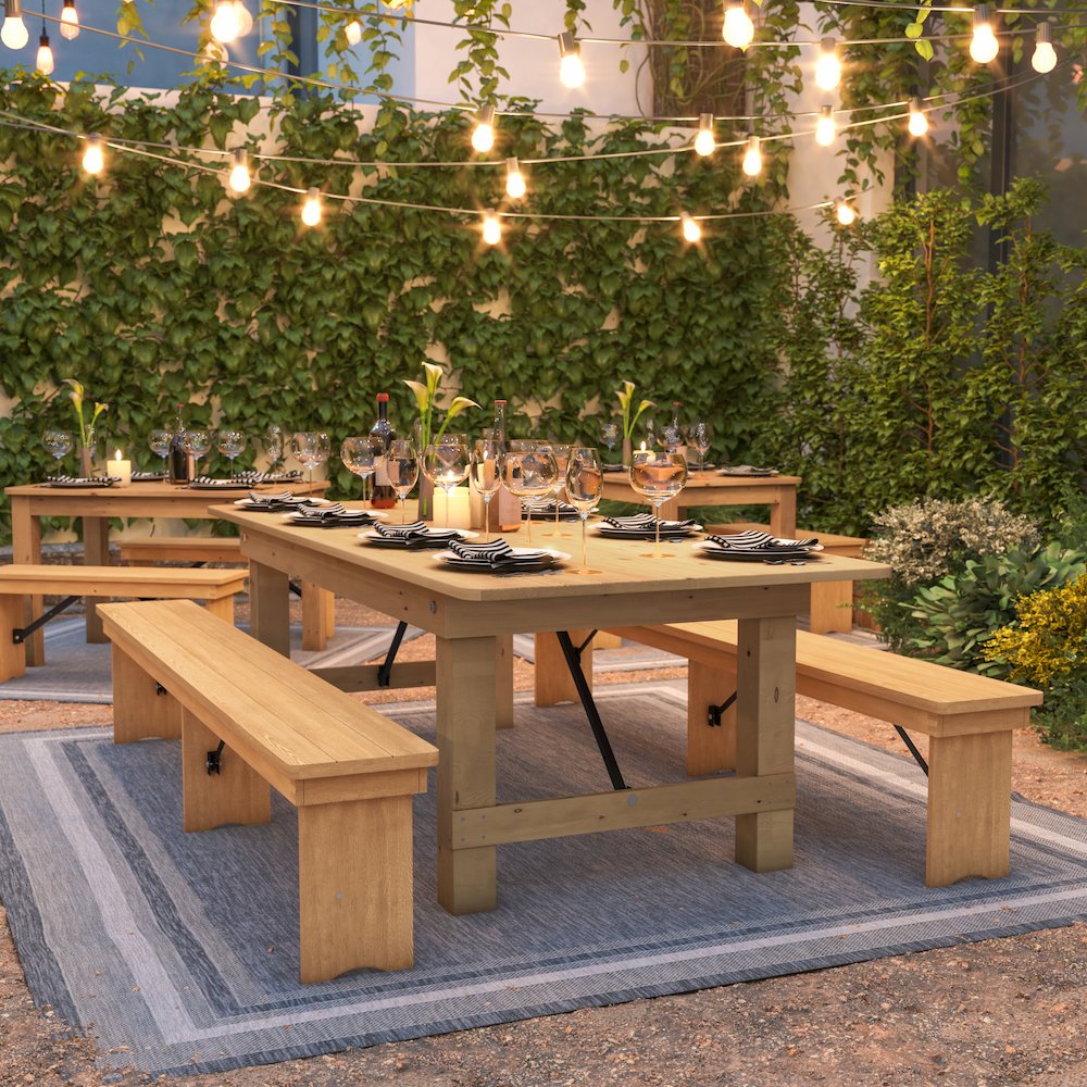 Farmhouse Dining Table. Picture 8
