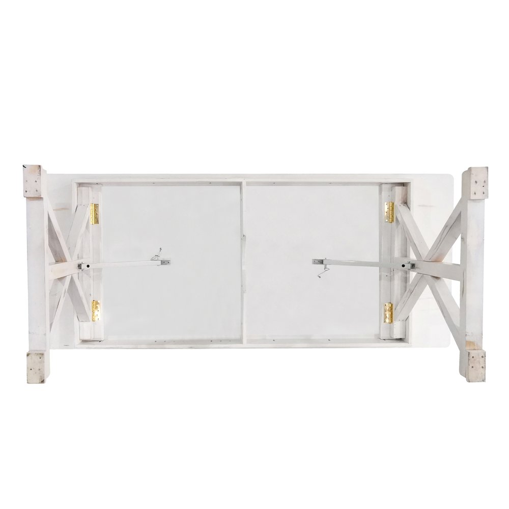 8' x 40" Farm Style Dining Table with X-Legs for Commercial and Residential Use. Picture 12