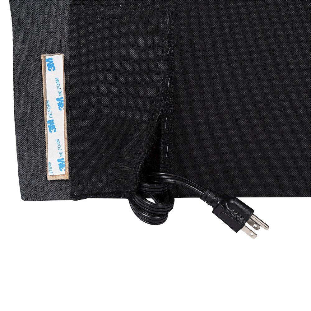 Twin Headboard with Two Power Outlets, USB Port, and USB Type-C Port, Gray Linen. Picture 11