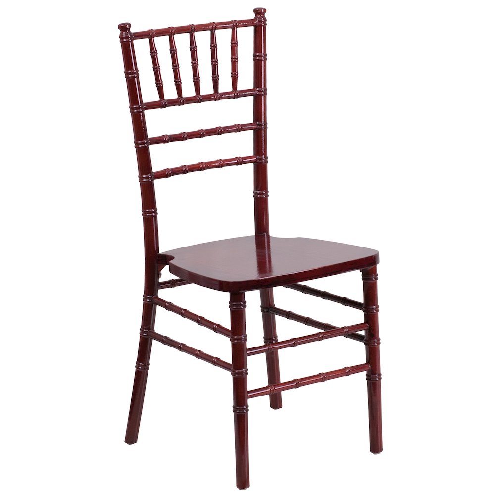 Mahogany Wood Chiavari Chair. Picture 1