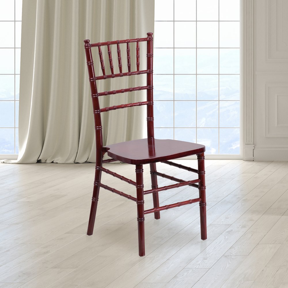 Mahogany Wood Chiavari Chair. Picture 2
