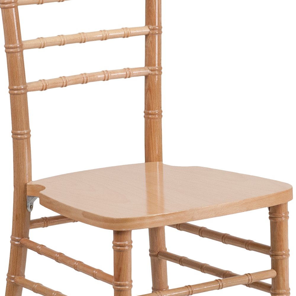 Natural Wood Chiavari Chair. Picture 10