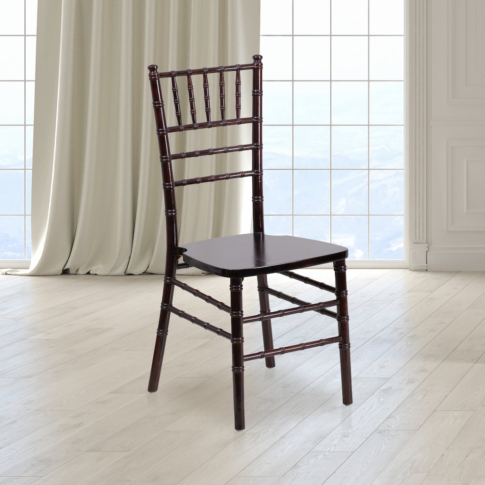 Walnut Wood Chiavari Chair. Picture 2