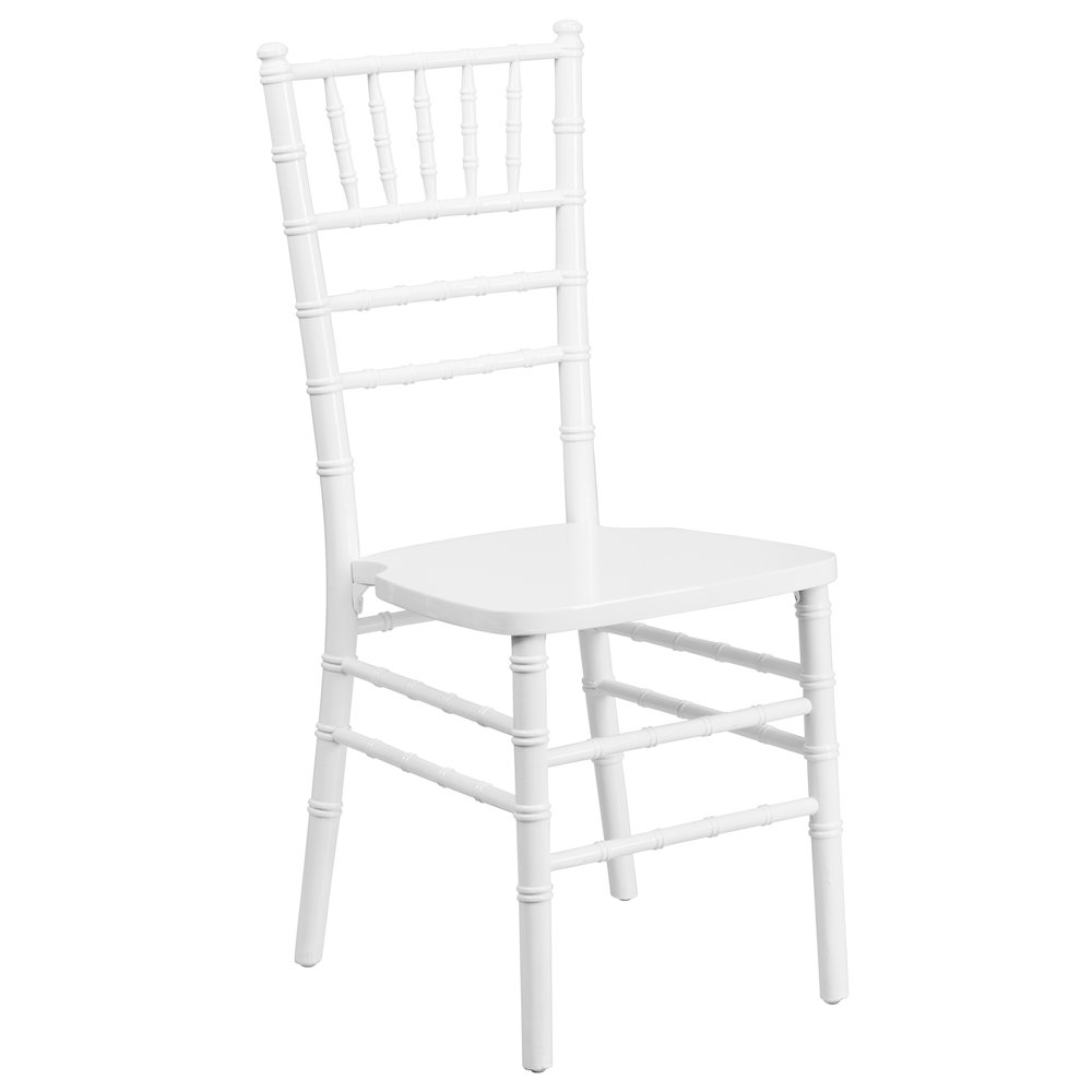 White Wood Chiavari Chair. Picture 1