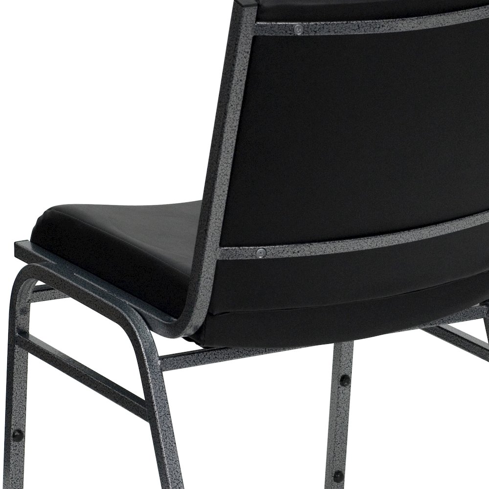 Heavy Duty Black Vinyl Stack Chair. Picture 10