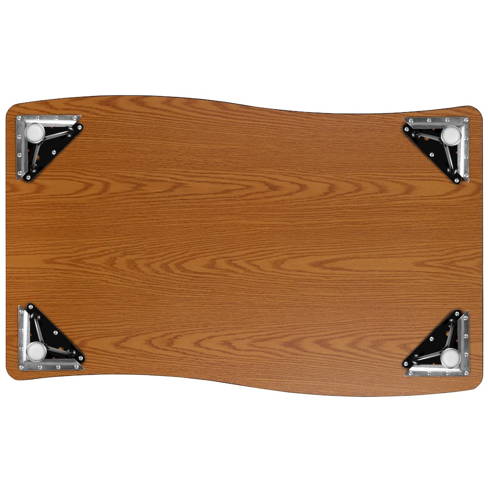 28"W x 47.5"L Grey Thermal Activity Table-Standard Height Adjust Legs. Picture 9