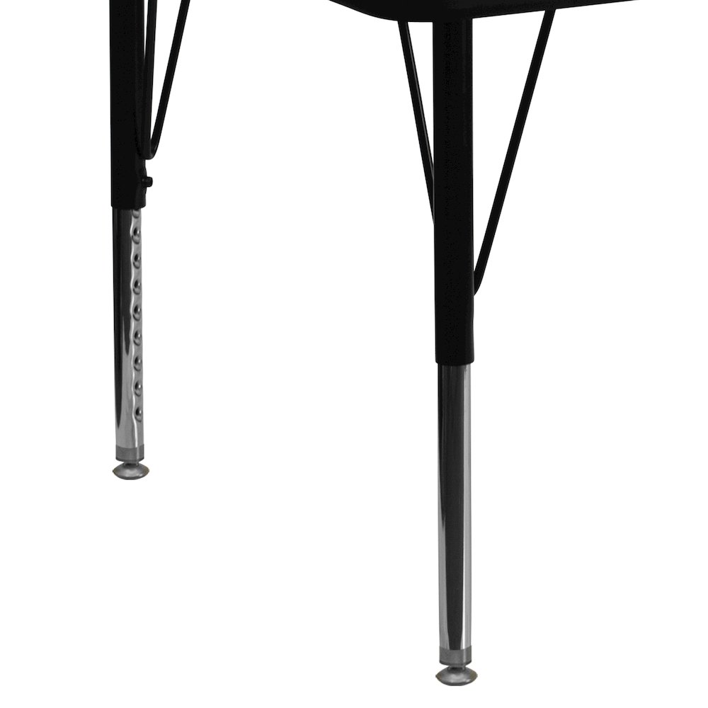 30''W x 72''L Grey Thermal Activity Table - Height Adjustable Short Legs. Picture 9