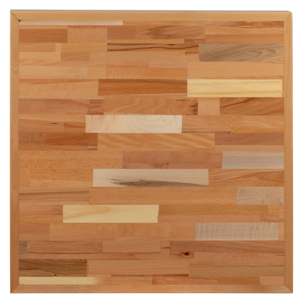 24" Square Butcher Block Style Table Top. Picture 8