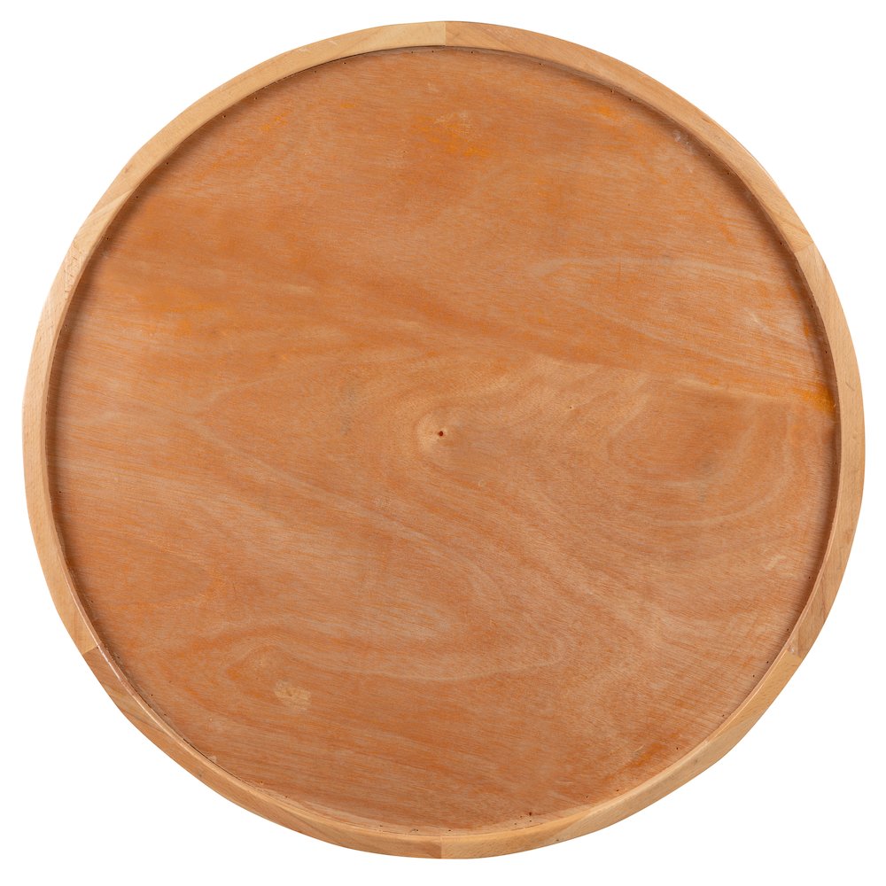 30" Round Butcher Block Style Table Top. Picture 9