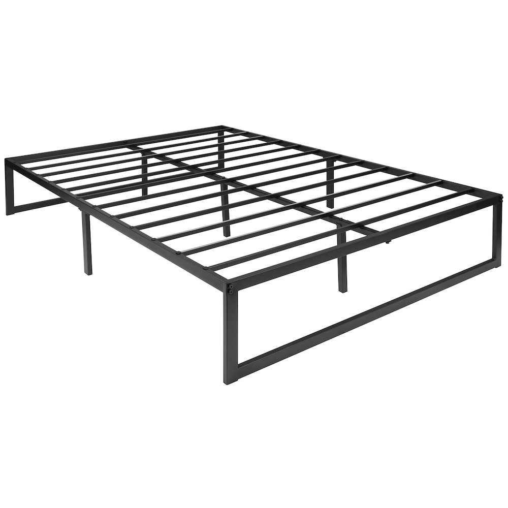 14 in Metal Platform Bed Frame - (Full). Picture 1
