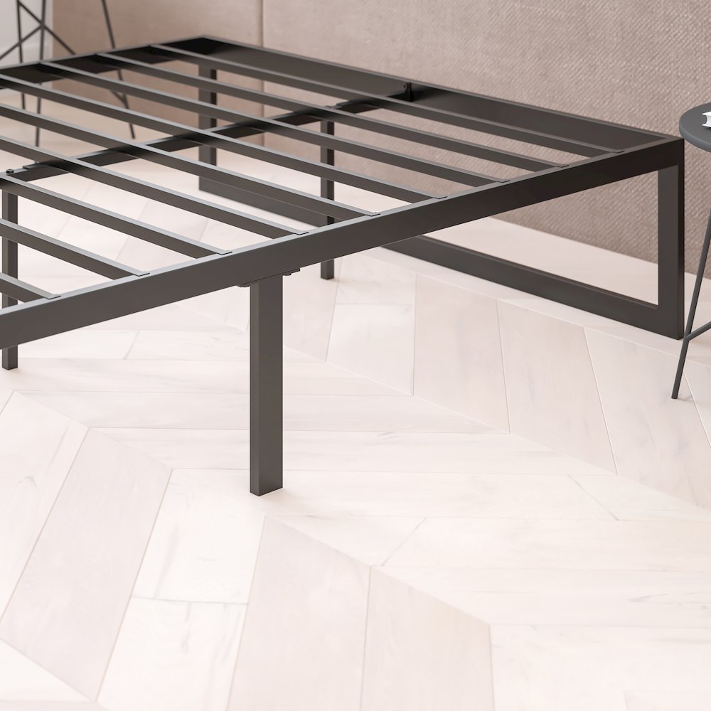 14 in Metal Platform Bed Frame - (King). Picture 11