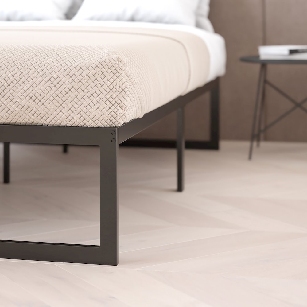 14 in Metal Platform Bed Frame - (Queen). Picture 8