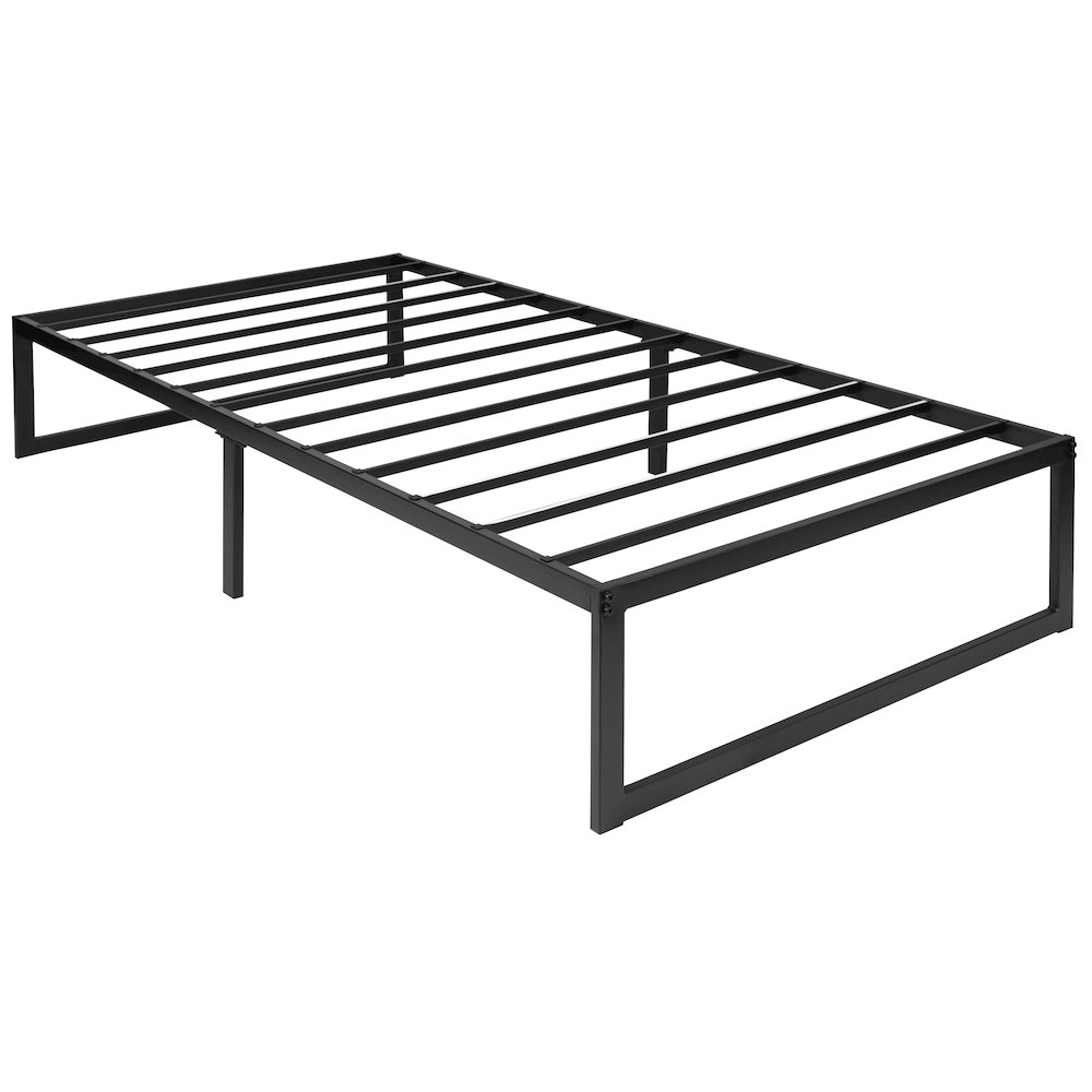 14 in Metal Platform Bed Frame - (Twin). Picture 1