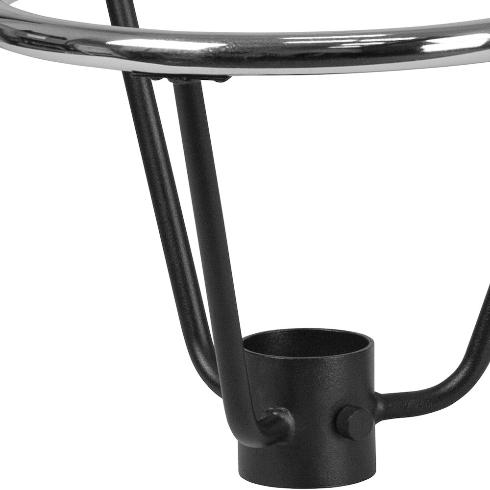 Bar Height Table Base Foot Ring with 3.25'' Column Ring - 16'' Diameter. Picture 3