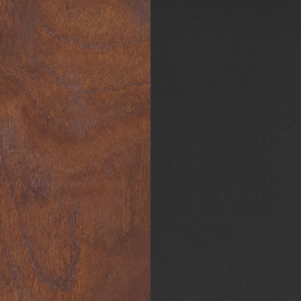 Commercial Bar Stool with Vinyl Upholstered Seat and Wood Boomerang Back. Picture 12