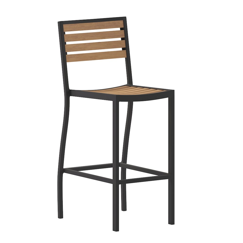 Contemporary All-Weather Patio Bar Stool. Picture 1