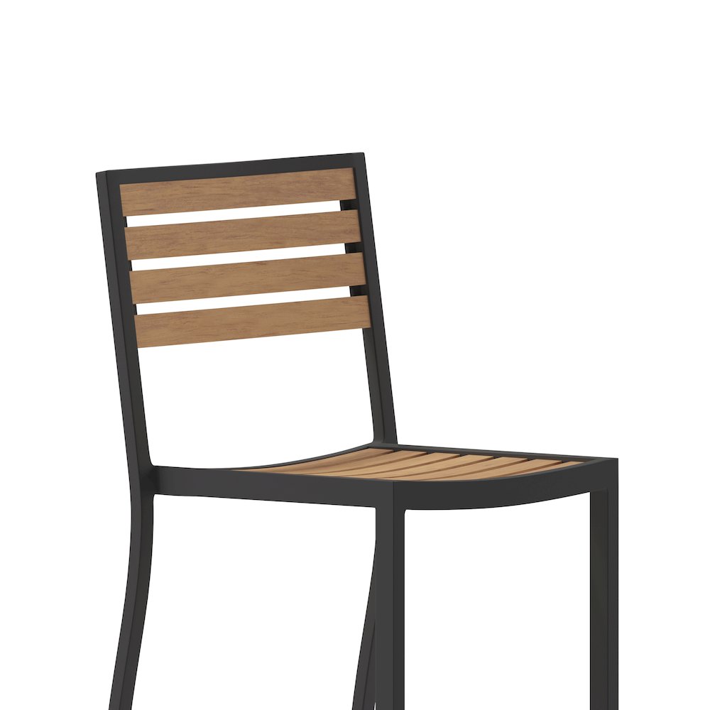 Contemporary All-Weather Patio Bar Stool. Picture 9