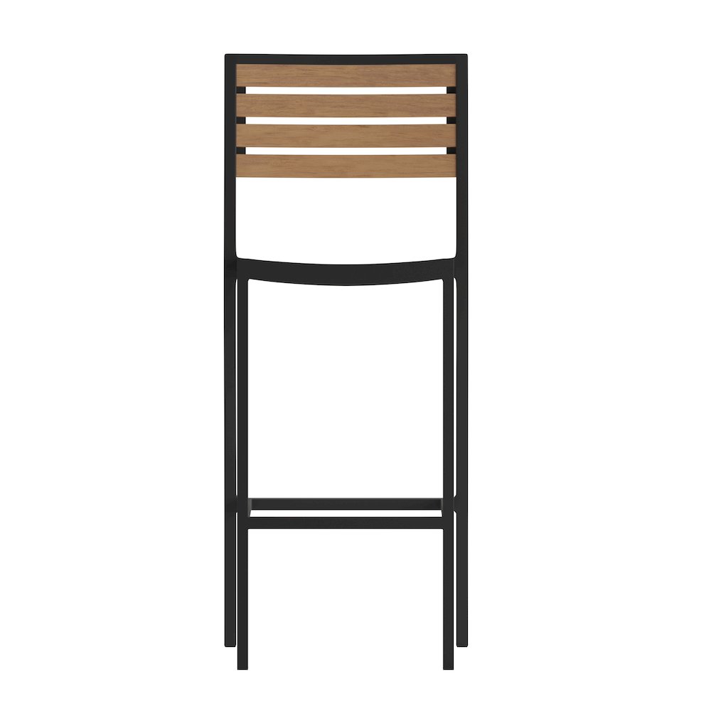 Contemporary All-Weather Patio Bar Stool. Picture 11