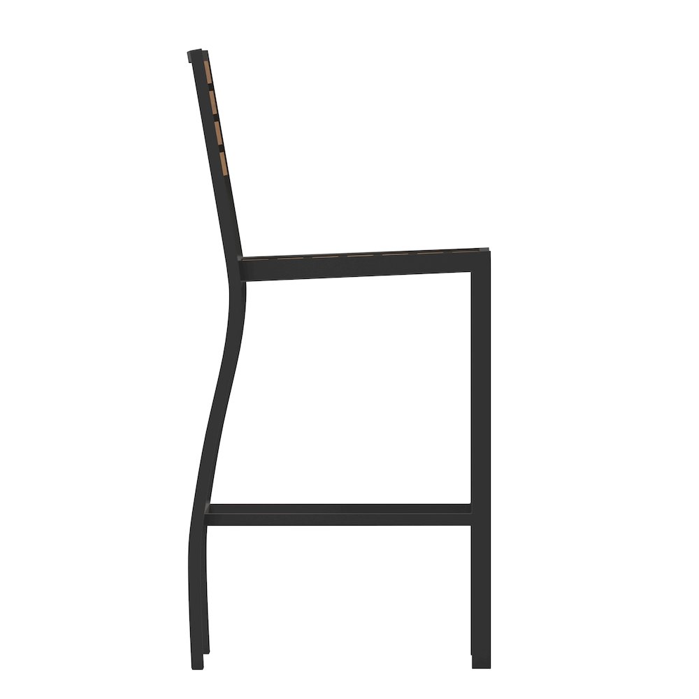 Contemporary All-Weather Patio Bar Stool. Picture 10