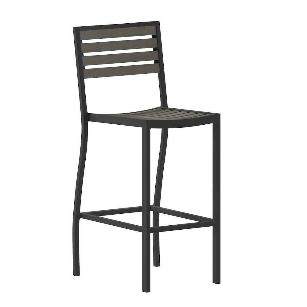 Contemporary All-Weather Patio Bar Stool. Picture 1