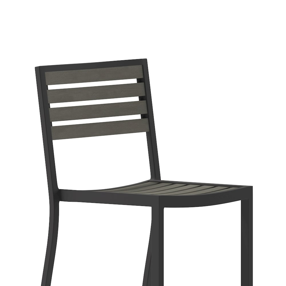 Contemporary All-Weather Patio Bar Stool. Picture 9