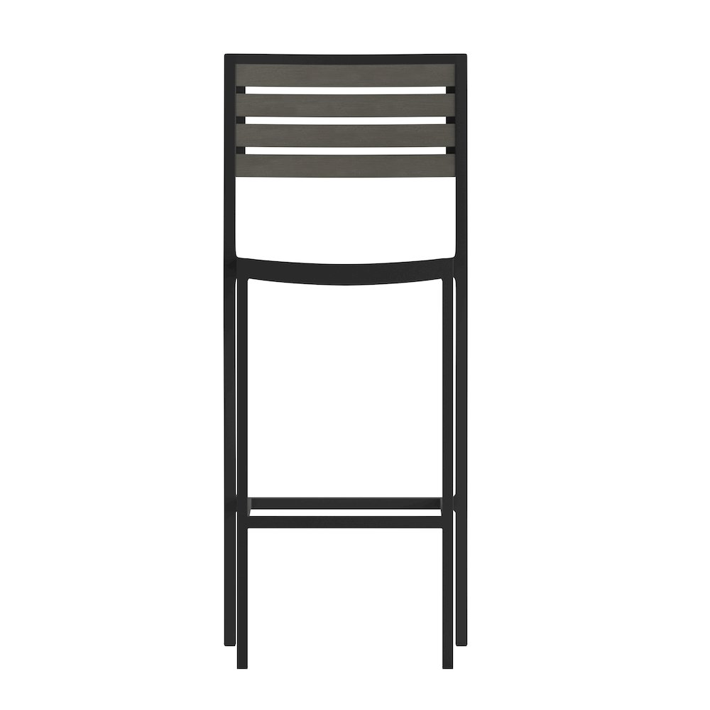 Contemporary All-Weather Patio Bar Stool. Picture 11