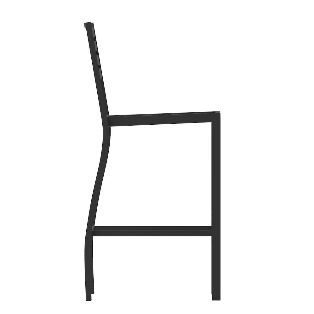 Contemporary All-Weather Patio Bar Stool. Picture 10