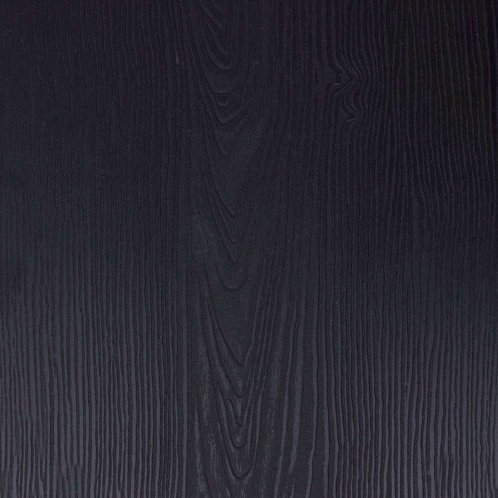 30'' High Clear Coated Indoor Barstool with Back and Black Poly Resin Wood Seat. Picture 13