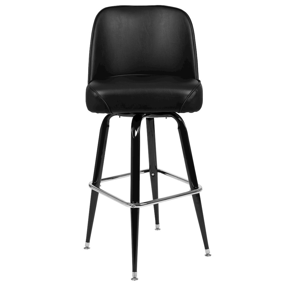 Metal Barstool with Swivel Bucket Seat. Picture 10