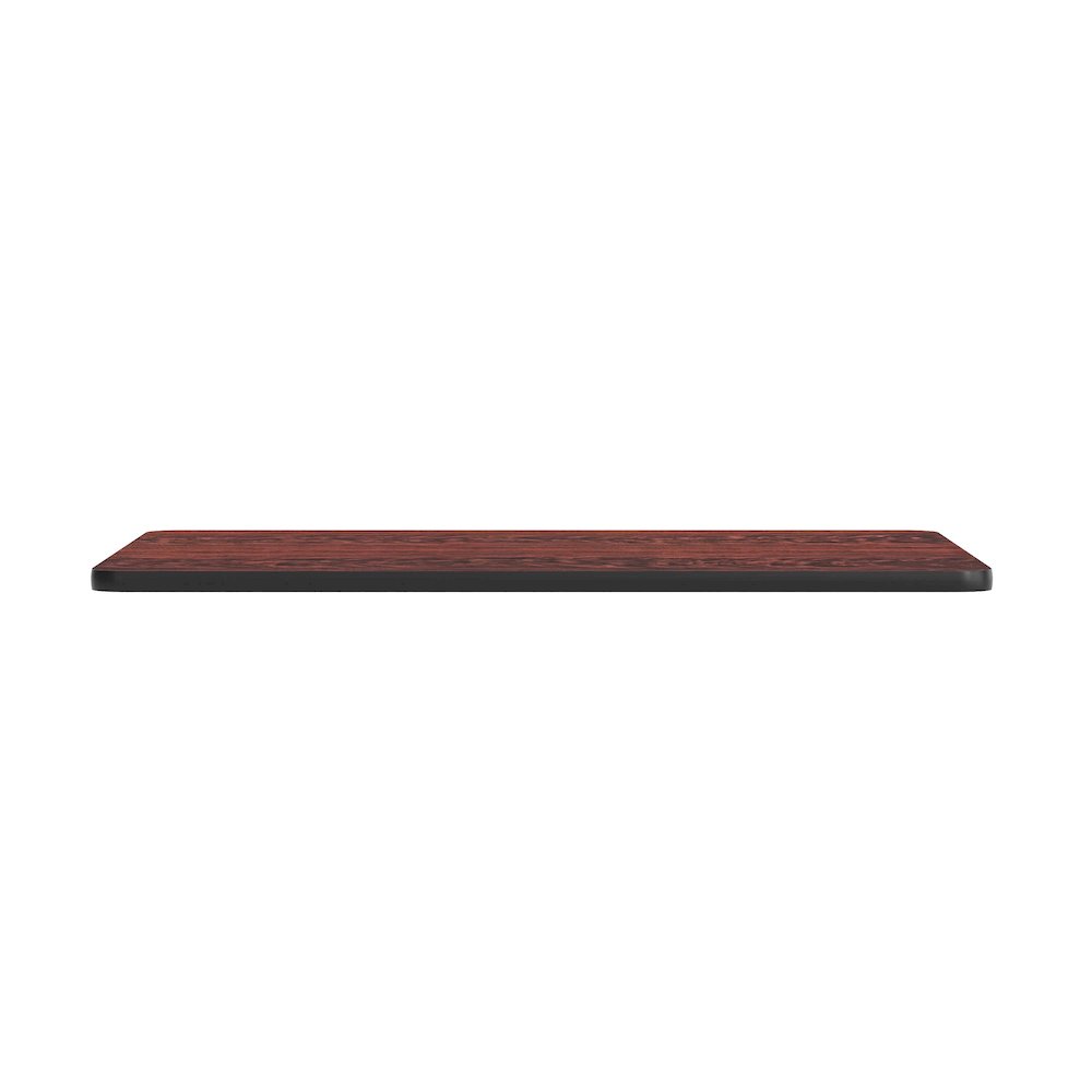 30'' x 48'' Rectangular Table Top with Black or Mahogany Reversible Laminate Top. Picture 10
