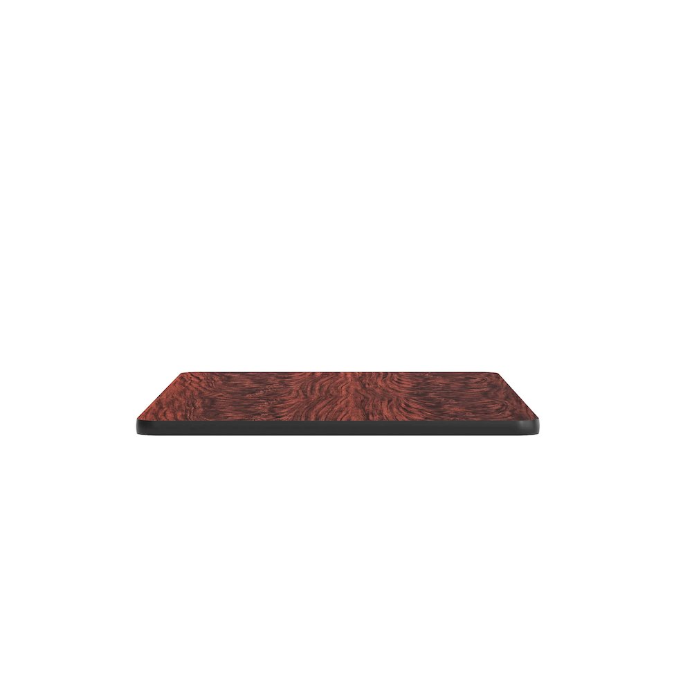 30'' x 48'' Rectangular Table Top with Black or Mahogany Reversible Laminate Top. Picture 9