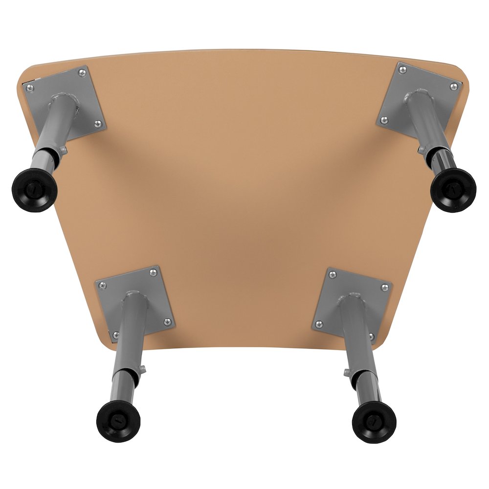 Hex Natural Collaborative Student Desk (from 22.3" to 34") - Home and Classroom. Picture 12
