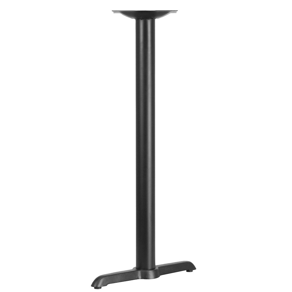 5'' x 22'' Restaurant Table T-Base with 3'' Dia. Bar Height Column. Picture 1