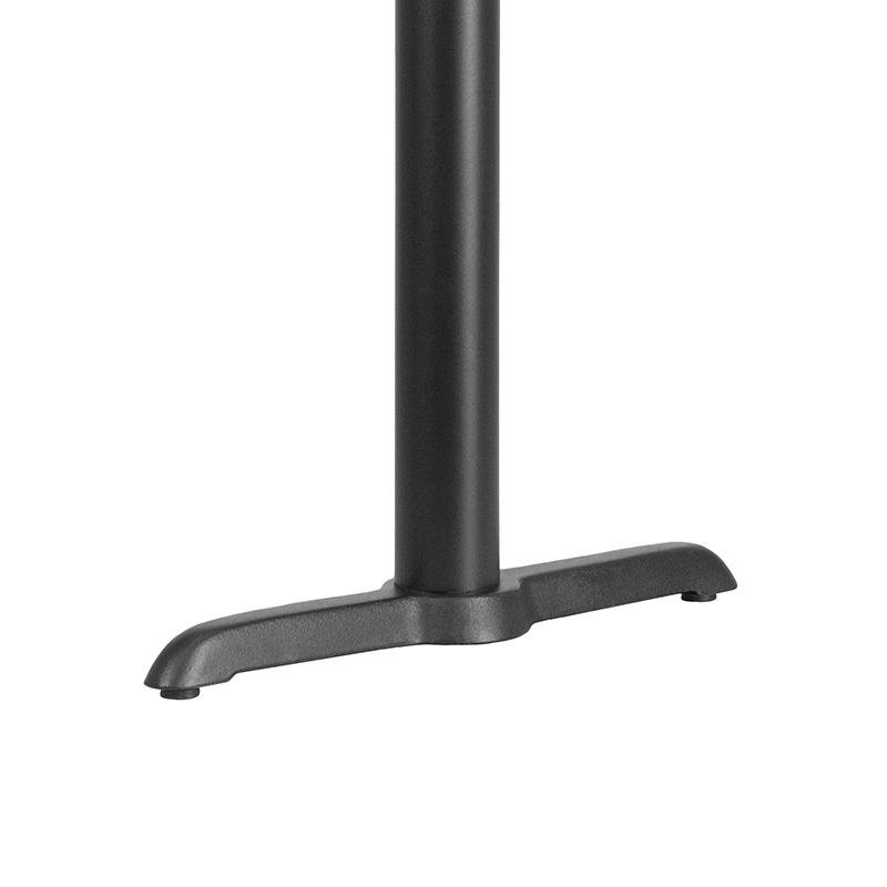 5'' x 22'' Restaurant Table T-Base with 3'' Dia. Table Height Column. Picture 3