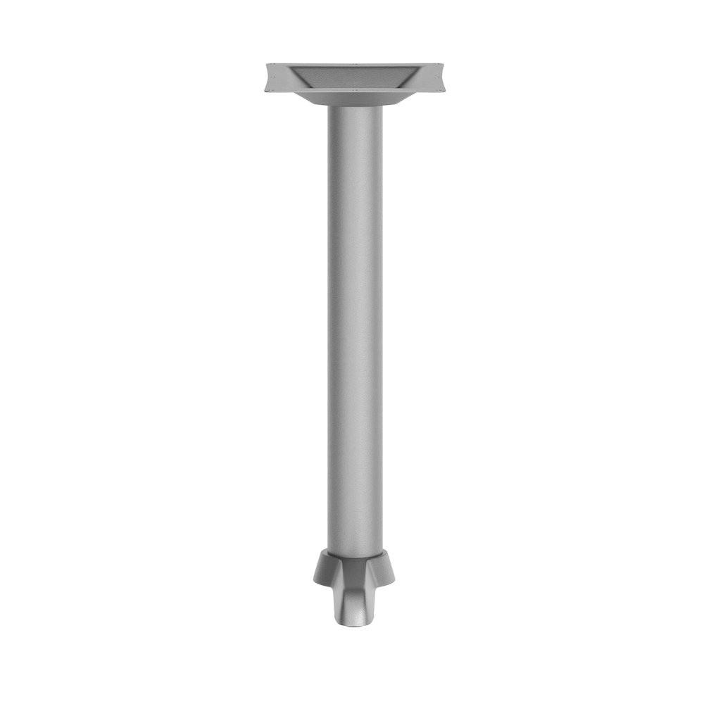 5'' x 22'' Restaurant Table T-Base with 3'' Dia. Table Height Column, Silver. Picture 8