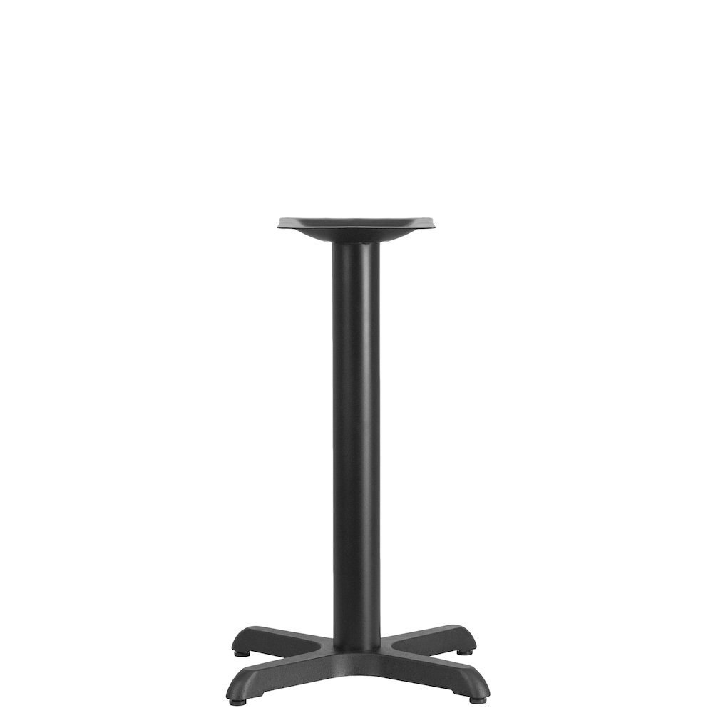 22'' x 22'' Restaurant Table X-Base with 3'' Dia. Table Height Column. Picture 1