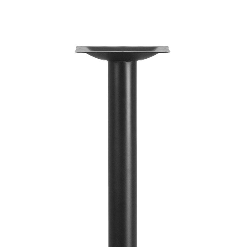 22'' x 22'' Restaurant Table X-Base with 3'' Dia. Table Height Column. Picture 2