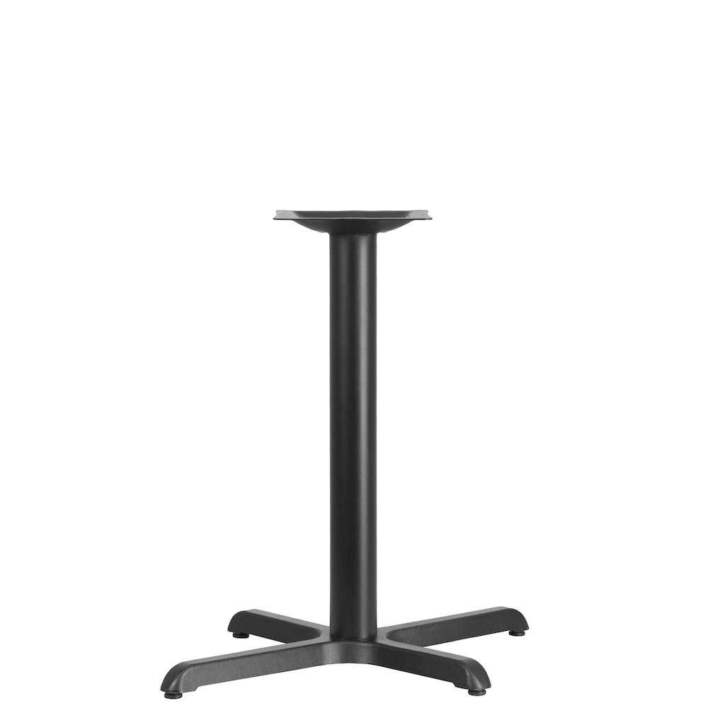 23.75'' x 30'' Restaurant Table X-Base with 3'' Dia. Table Height Column. Picture 1