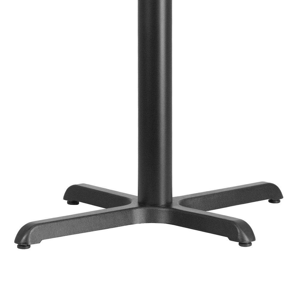 23.75'' x 30'' Restaurant Table X-Base with 3'' Dia. Table Height Column. Picture 7