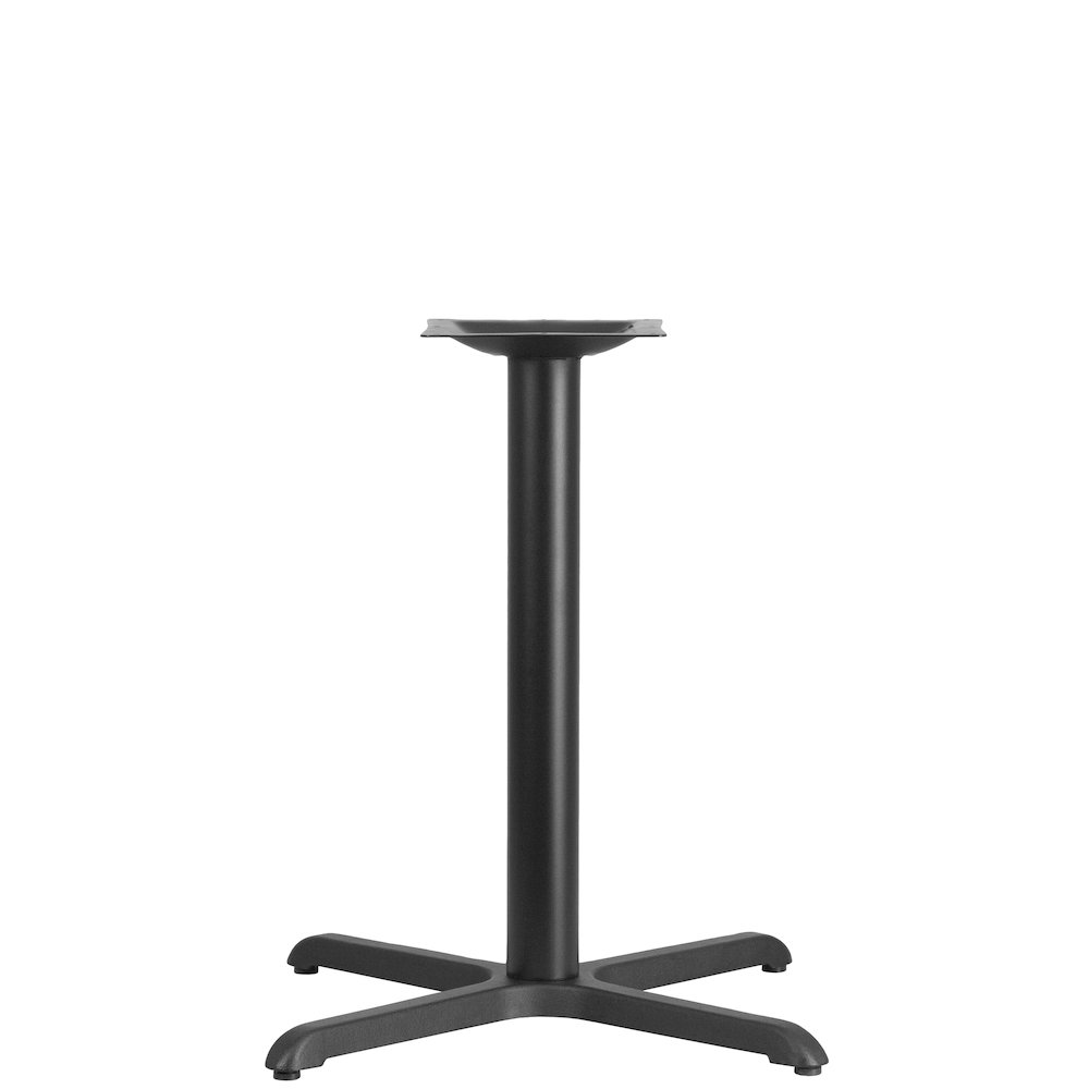 30'' x 30'' Restaurant Table X-Base with 3'' Dia. Table Height Column. Picture 1