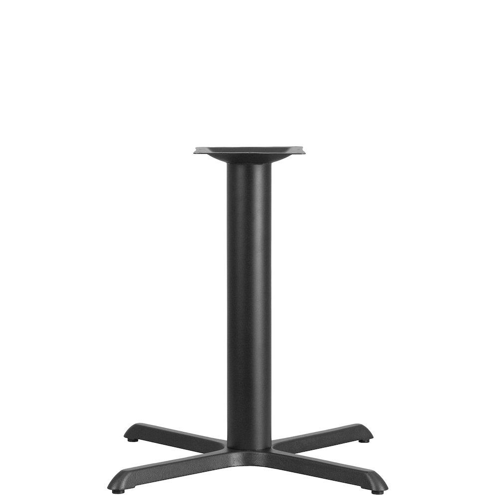 33'' x 33'' Restaurant Table X-Base with 4'' Dia. Table Height Column. Picture 1