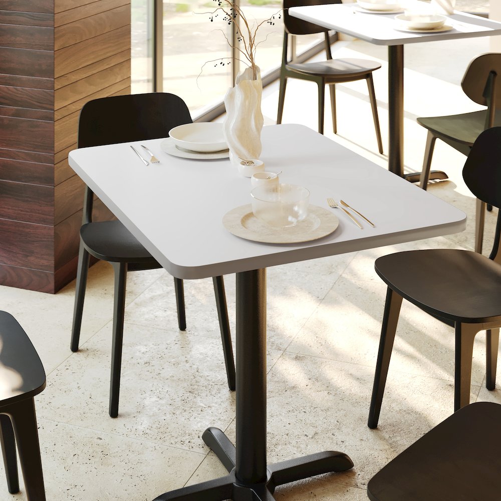 24'' x 30'' Rectangular Table Top with White or Gray Reversible Laminate Top. Picture 6