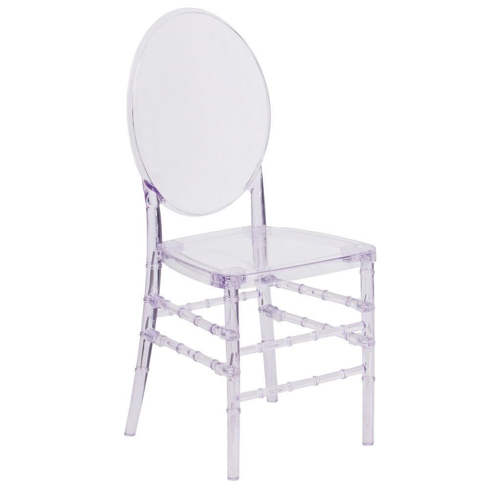 Elegance Crystal Ice Stacking Florence Chair. Picture 1