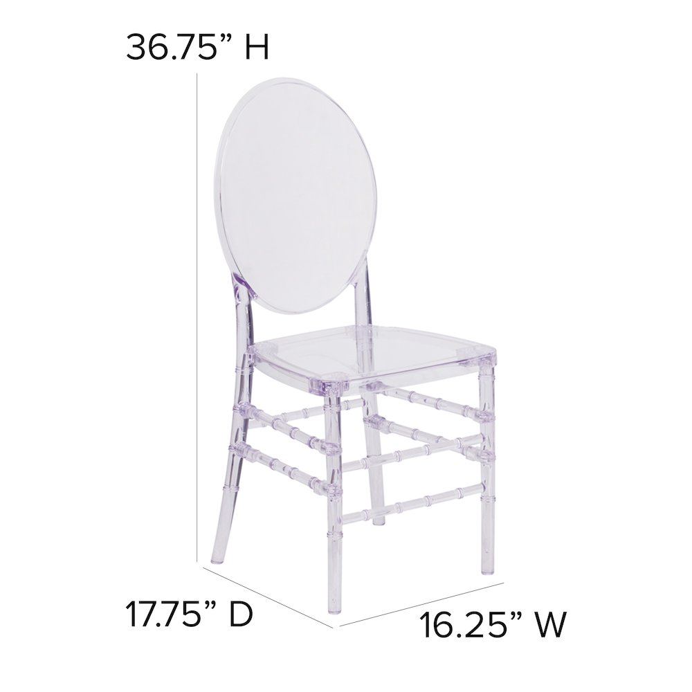 Elegance Crystal Ice Stacking Florence Chair. Picture 6