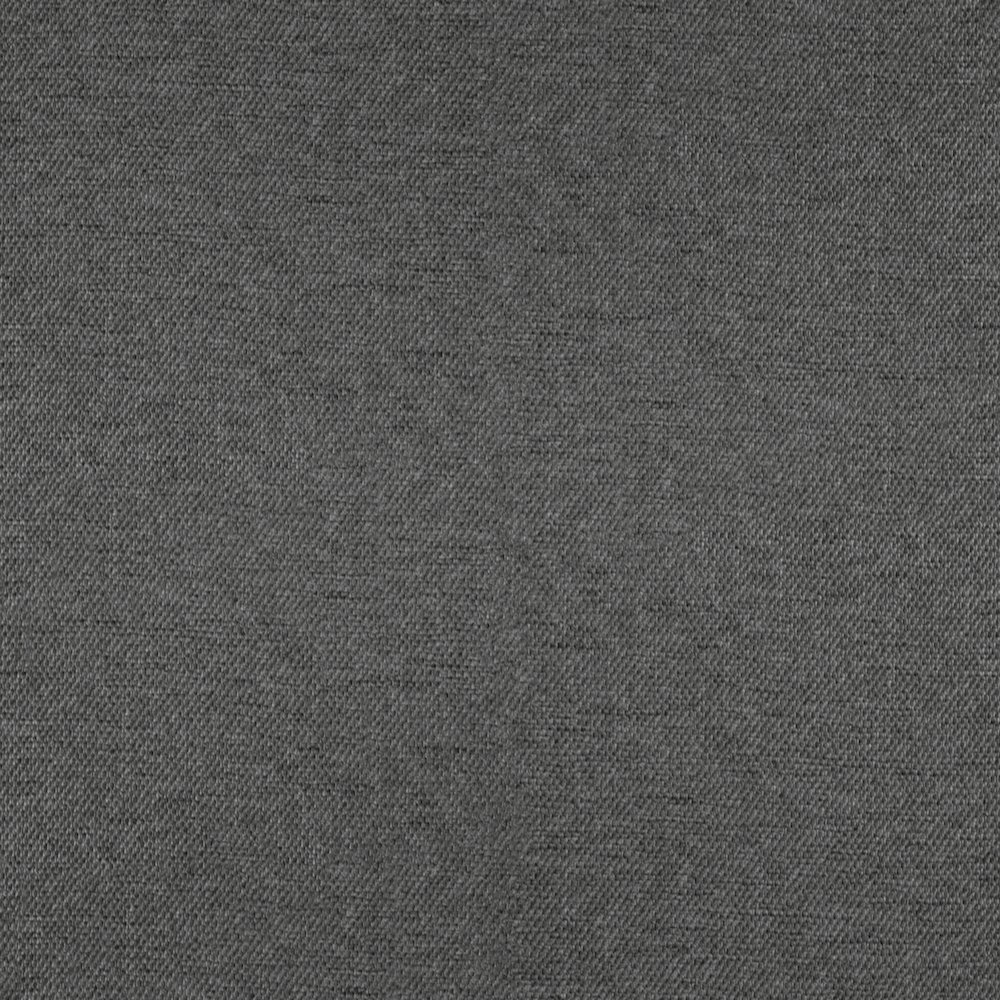 King Upholstered Platform Bed with Wingback Headboard, Charcoal Faux Linen. Picture 12