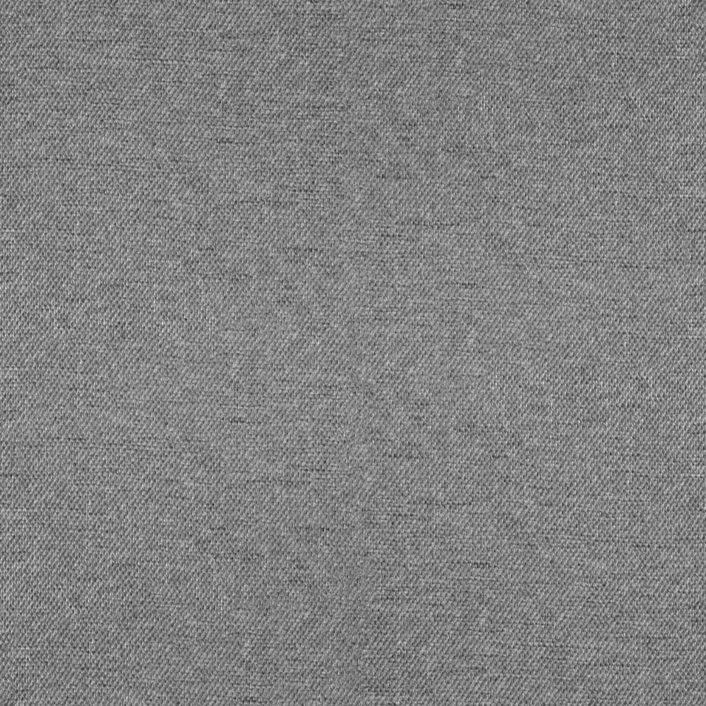 King Upholstered Platform Bed with Wingback Headboard, Gray Faux Linen. Picture 12
