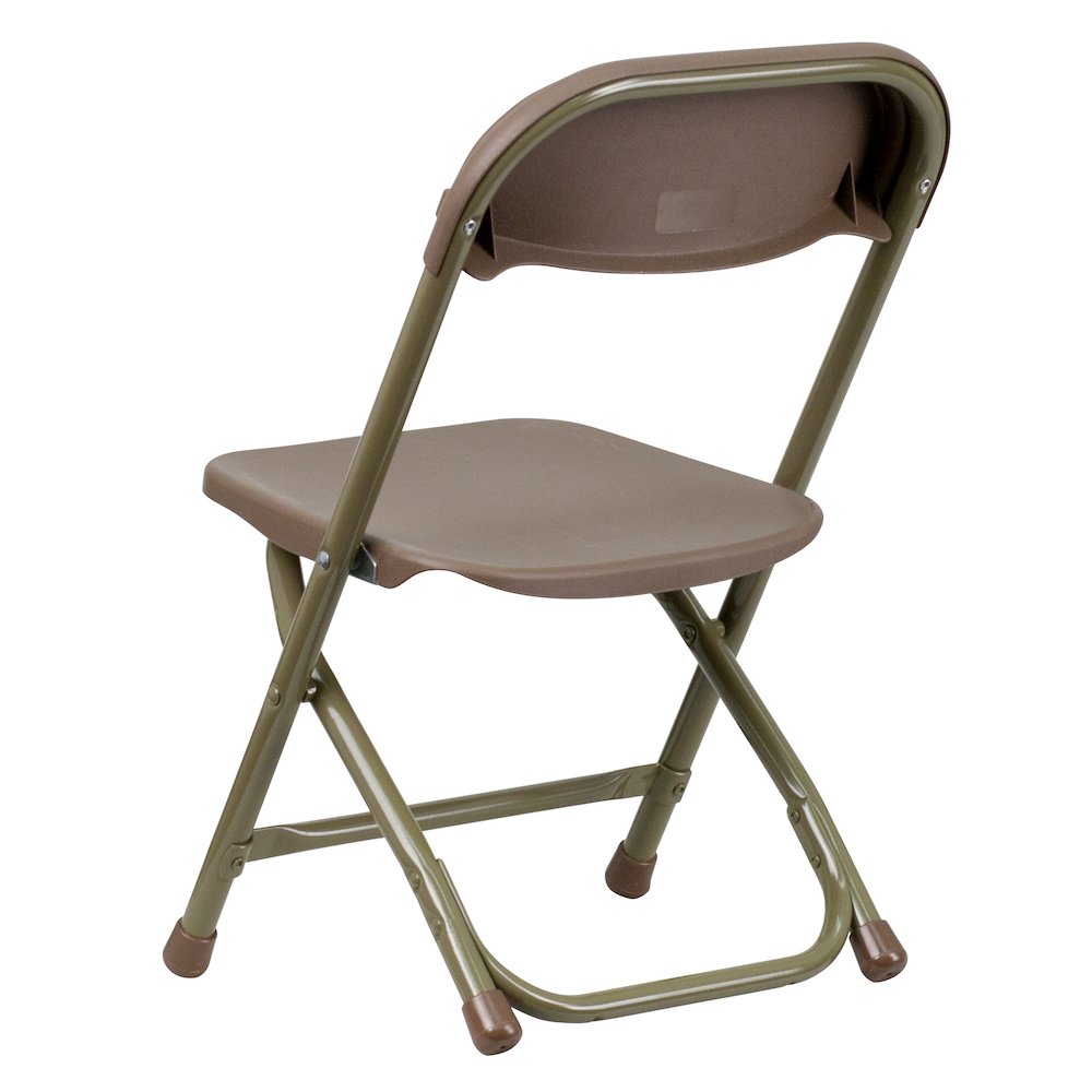 2 Pk. Kids Brown Plastic Folding Chair. Picture 8