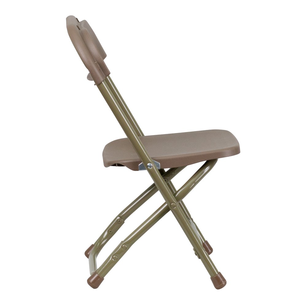 2 Pk. Kids Brown Plastic Folding Chair. Picture 10