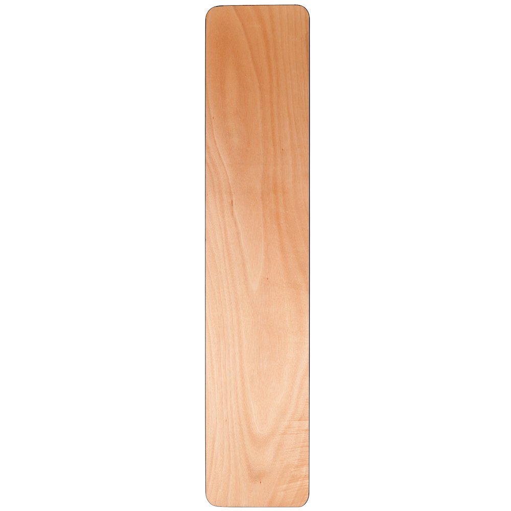 8-Foot Wood Folding Table with Smooth Clear Coated Finished Top. Picture 8