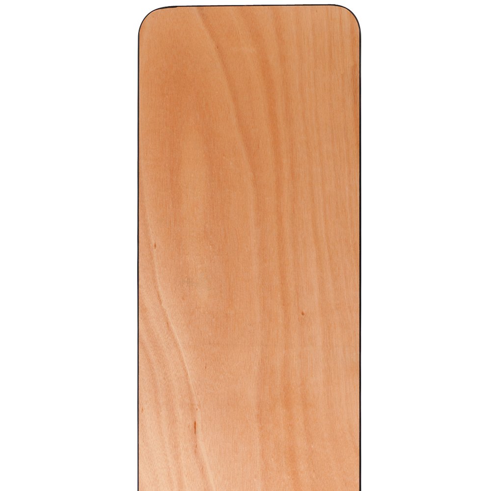 8-Foot Wood Folding Table with Smooth Clear Coated Finished Top. Picture 10